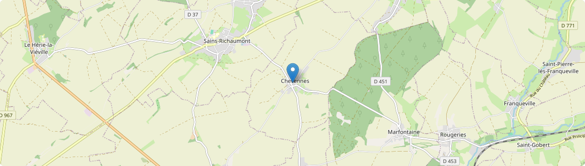 Chevennes - Carte