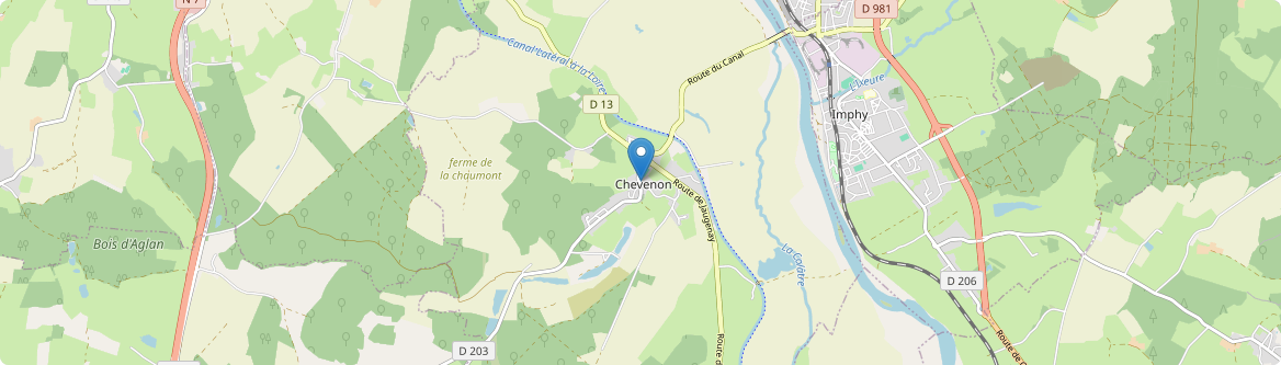 Chevenon - Carte