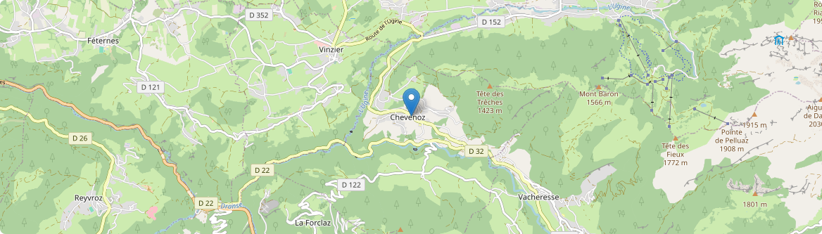 Chevenoz - Carte