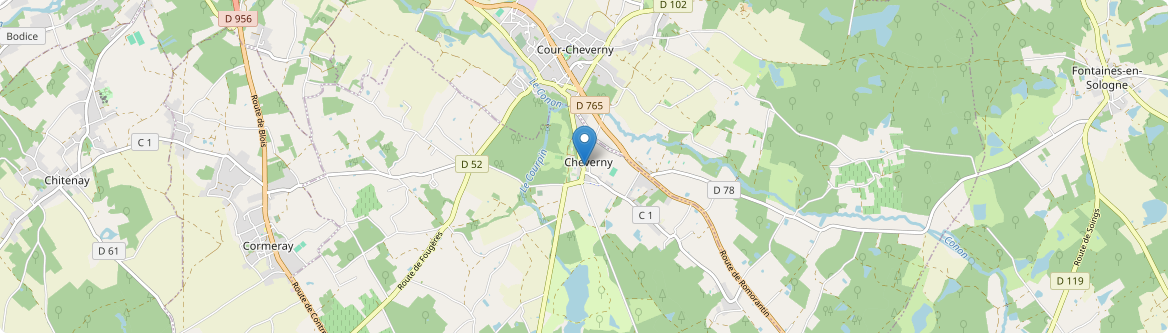 Cheverny - Carte