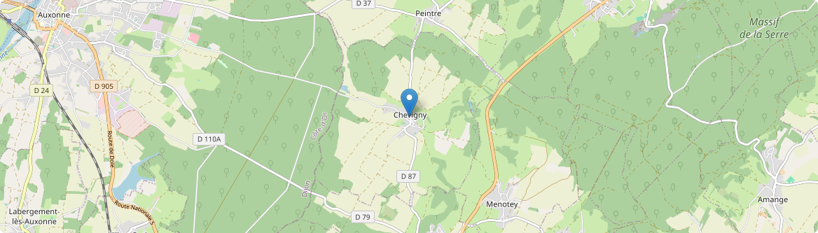 Chevigny - Carte