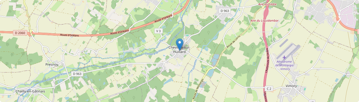 Chevillon-sur-Huillard - Carte
