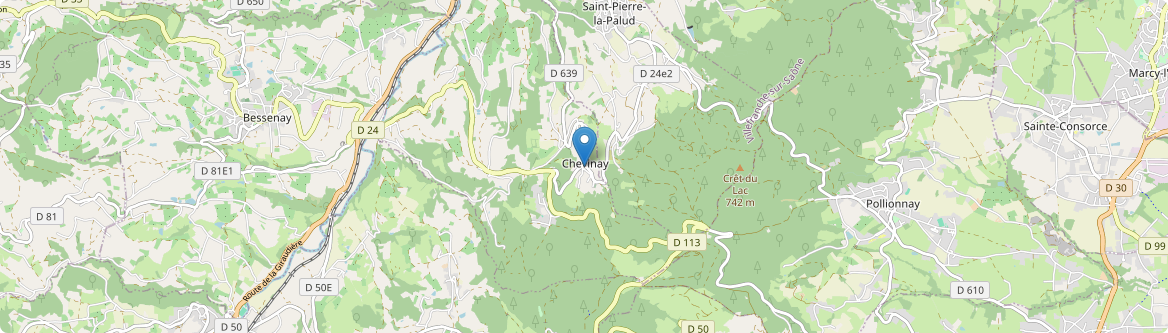 Chevinay - Carte