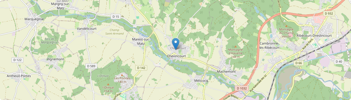 Chevincourt - Carte