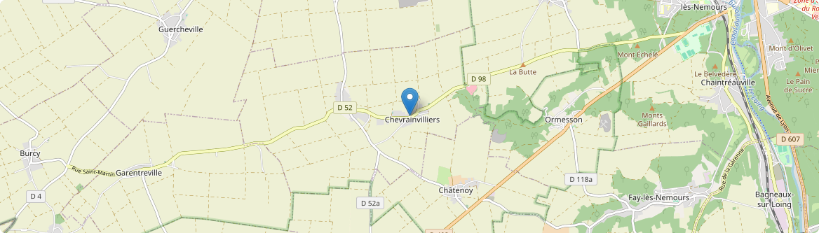 Chevrainvilliers - Carte