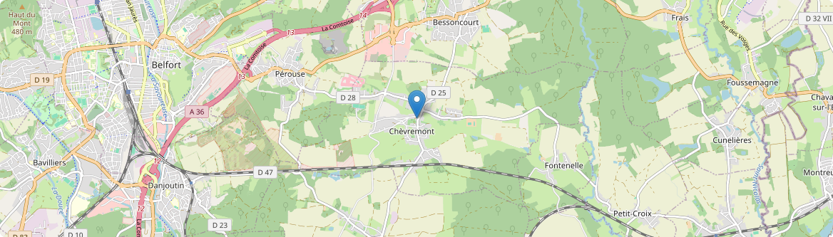 Chèvremont - Carte