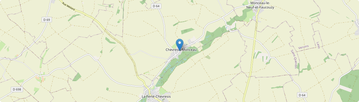 Chevresis-Monceau - Carte