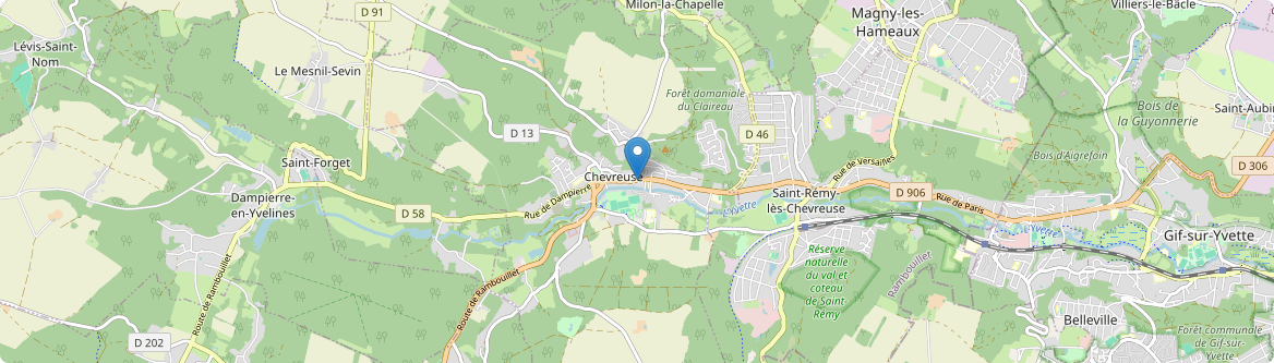 Chevreuse - Carte