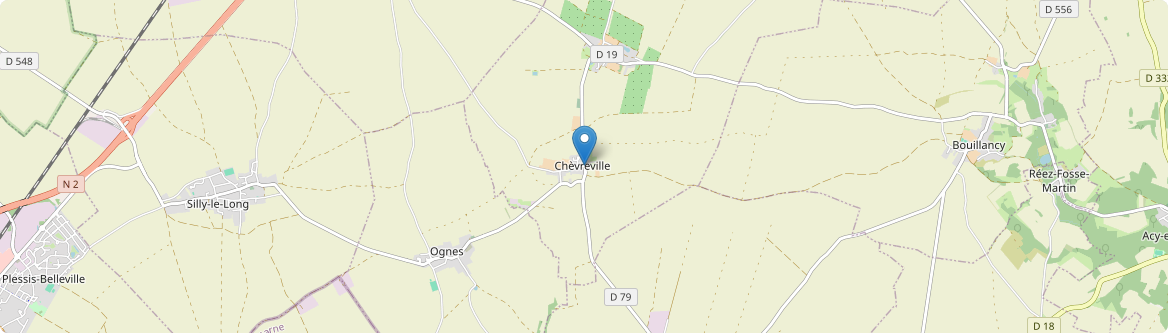 Chèvreville - Carte