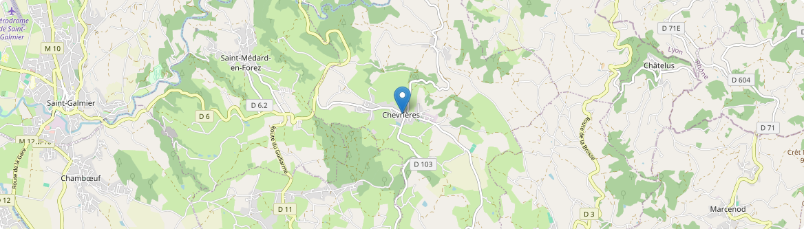 Chevrières - Carte