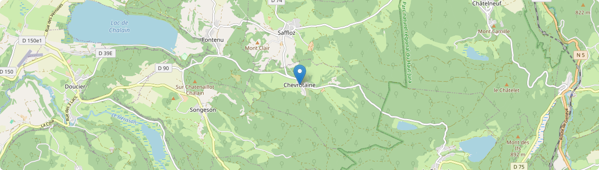 Chevrotaine - Carte