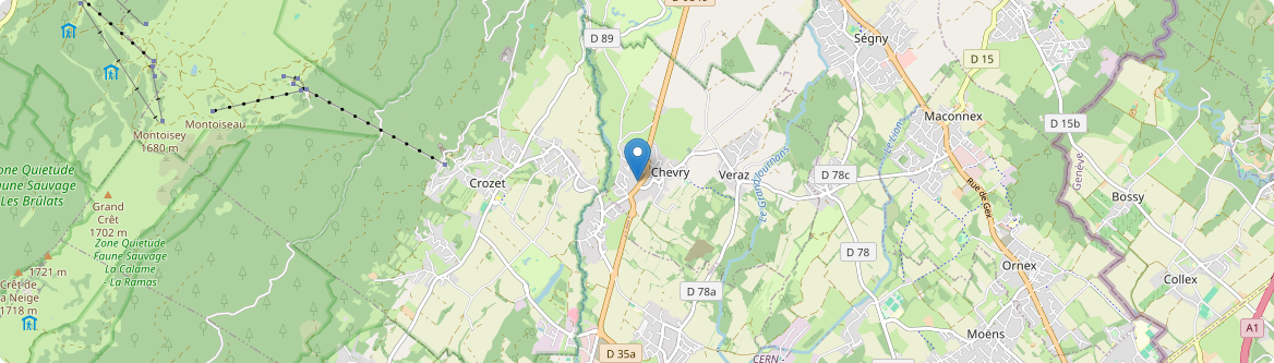 Chevry - Carte