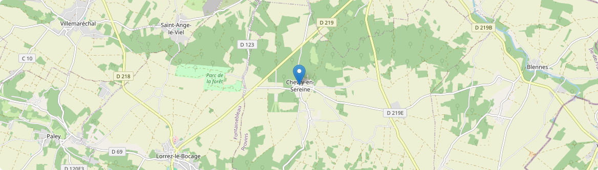 Chevry-en-Sereine - Carte