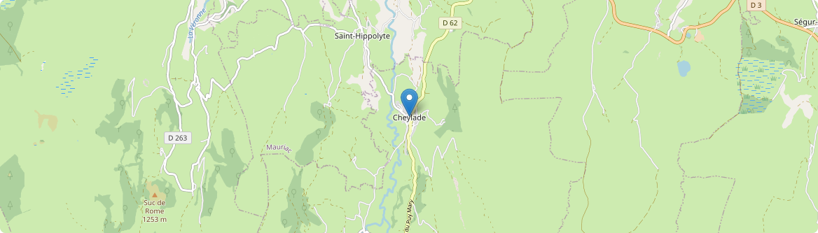 Cheylade - Carte
