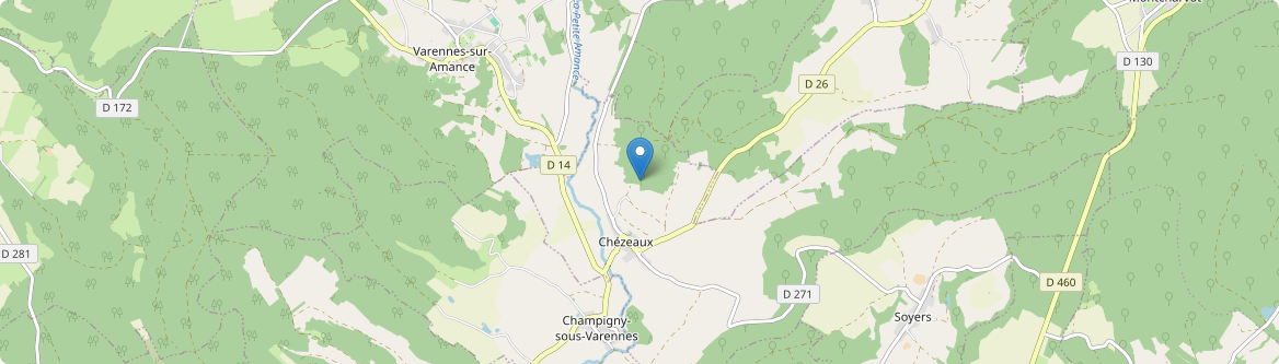 Chézeaux - Carte