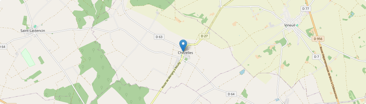 Chezelles - Carte