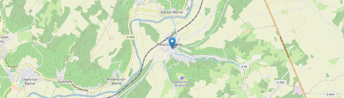 Chézy-sur-Marne - Carte