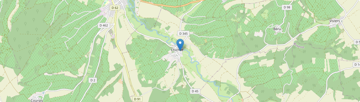 Chichée - Carte