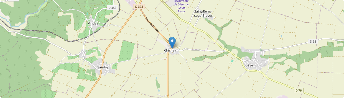 Chichey - Carte