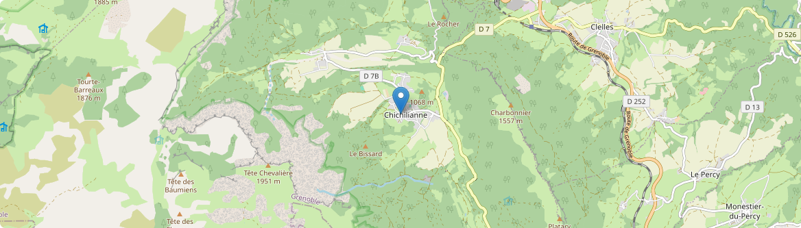 Chichilianne - Carte