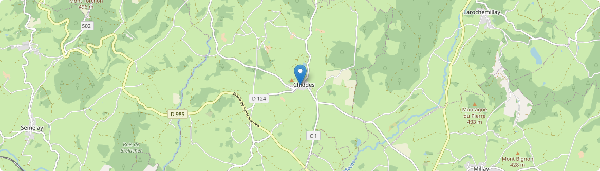 Chiddes - Carte