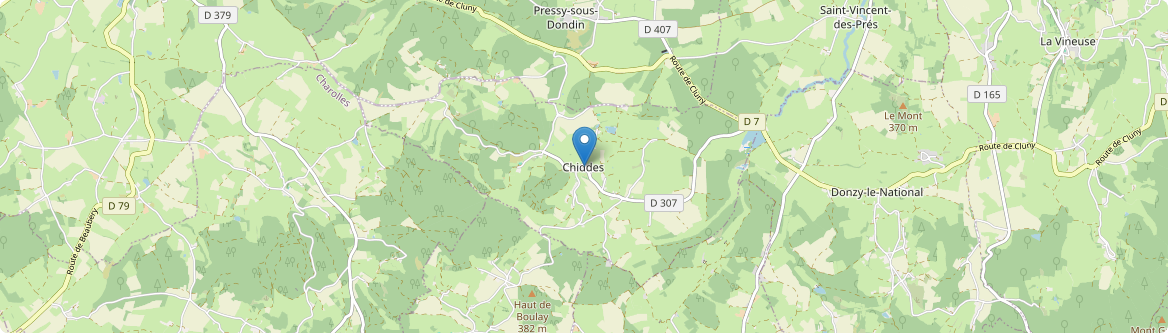 Chiddes - Carte