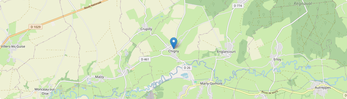 Chigny - Carte