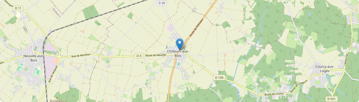 Chilleurs-aux-Bois - Carte