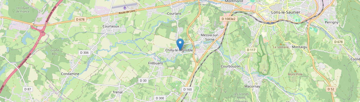 Chilly-le-Vignoble - Carte