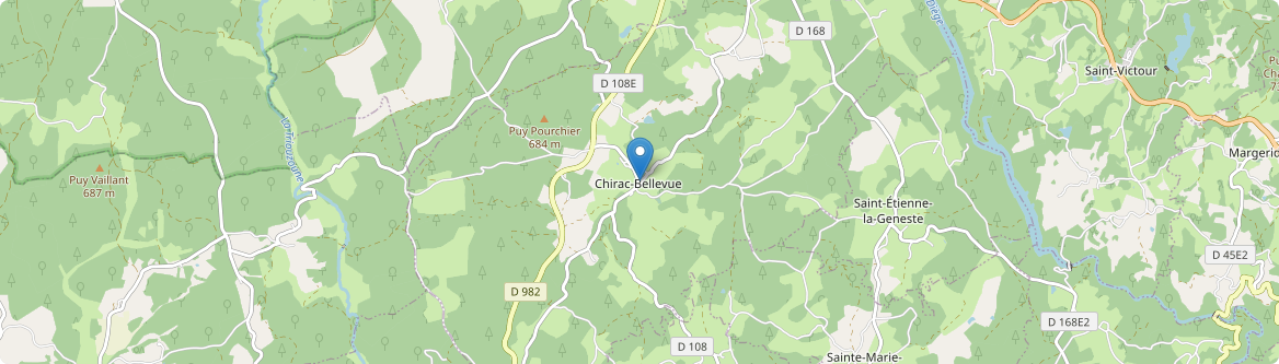 Chirac-Bellevue - Carte