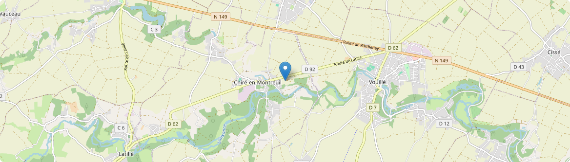 Chiré-en-Montreuil - Carte
