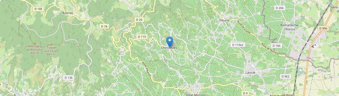 Chiroubles - Carte