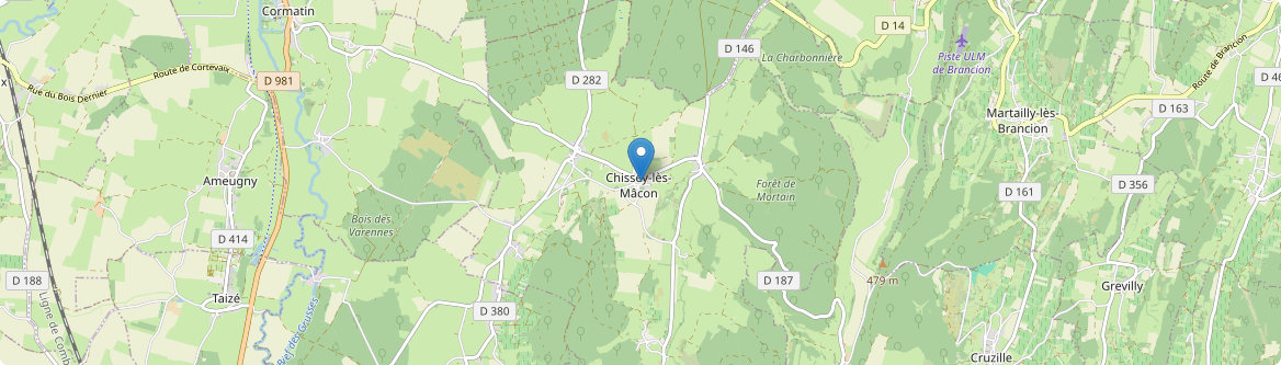 Chissey-lès-Mâcon - Carte