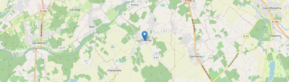 Chitenay - Carte
