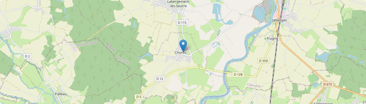 Chivres - Carte
