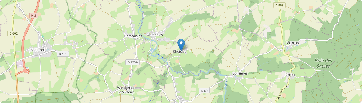 Choisies - Carte