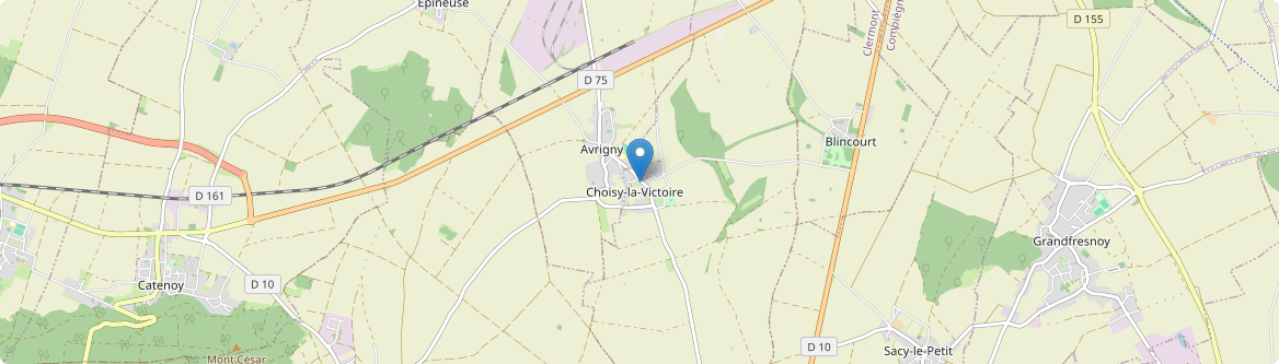 Choisy-la-Victoire - Carte
