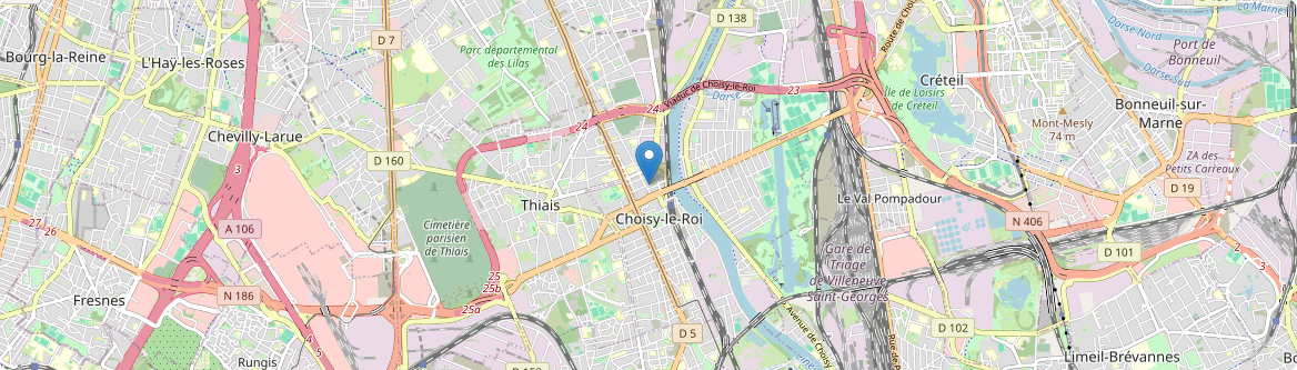 Choisy-le-Roi - Carte