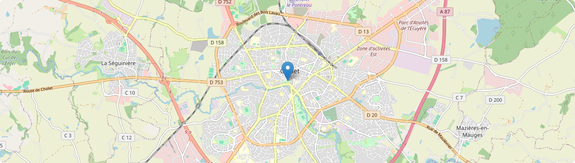 Cholet - Carte