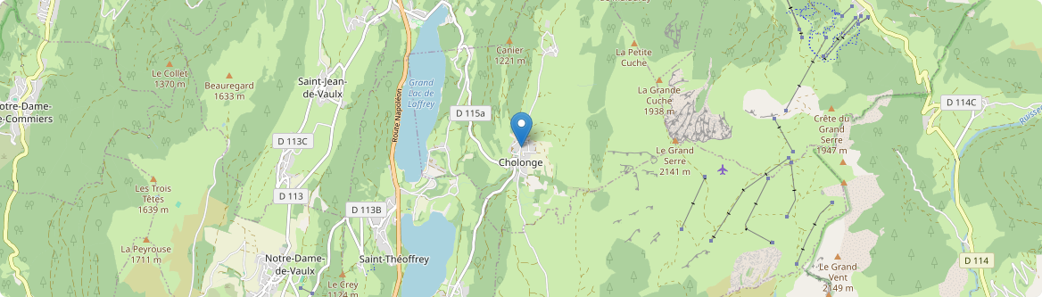 Cholonge - Carte