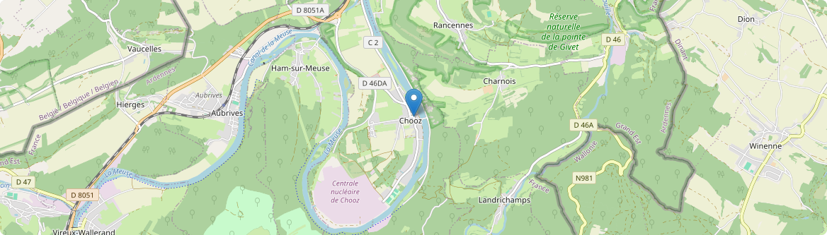 Chooz - Carte