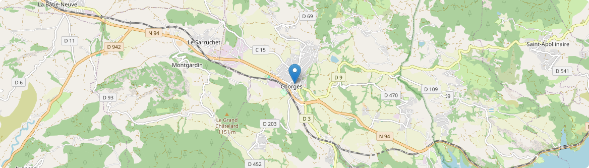 Chorges - Carte
