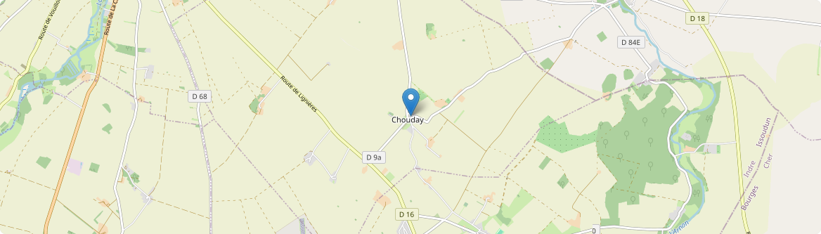 Chouday - Carte
