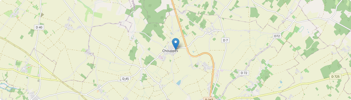 Chouppes - Carte