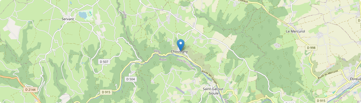 Chouvigny - Carte