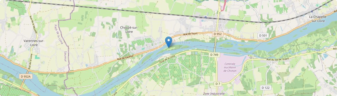 Chouzé-sur-Loire - Carte