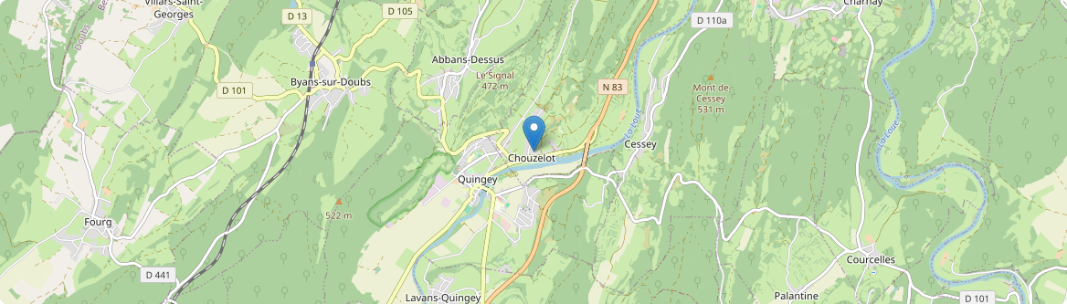 Chouzelot - Carte