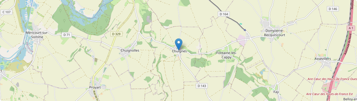 Chuignes - Carte