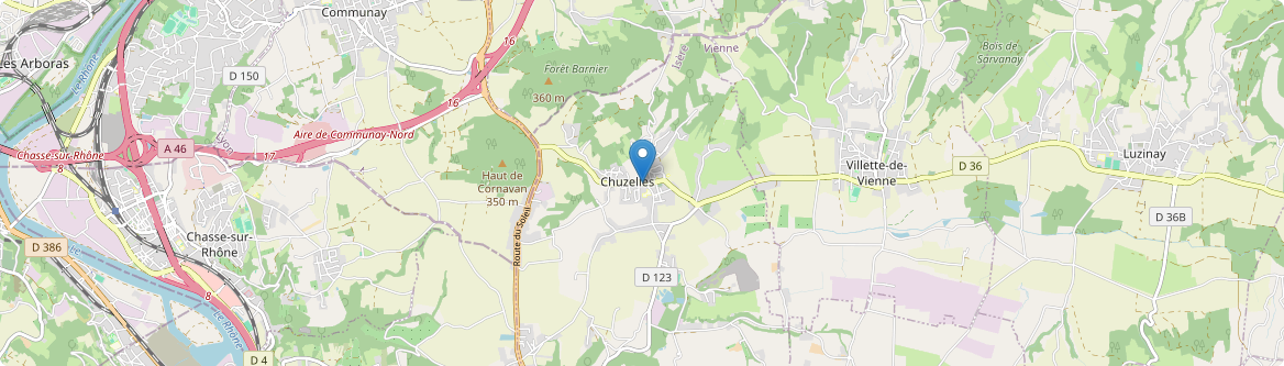 Chuzelles - Carte