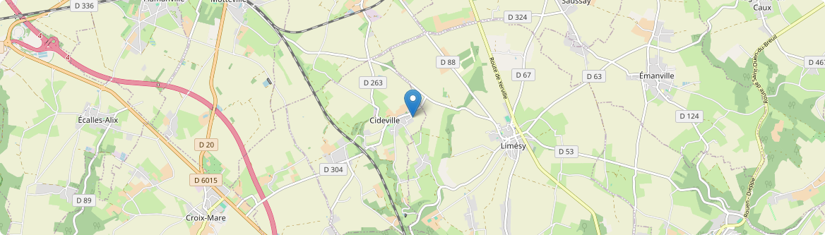 Cideville - Carte